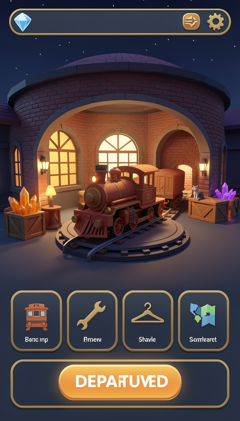 Depot screen mock-up.