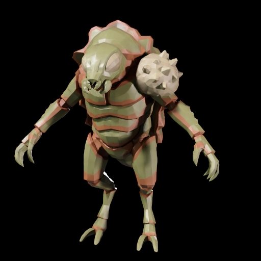 The Swarm trooper from the same Meshy pass.