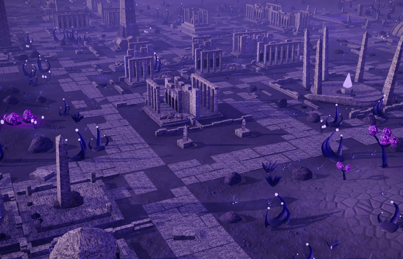 Thornveil: the ruins of the ancient works.