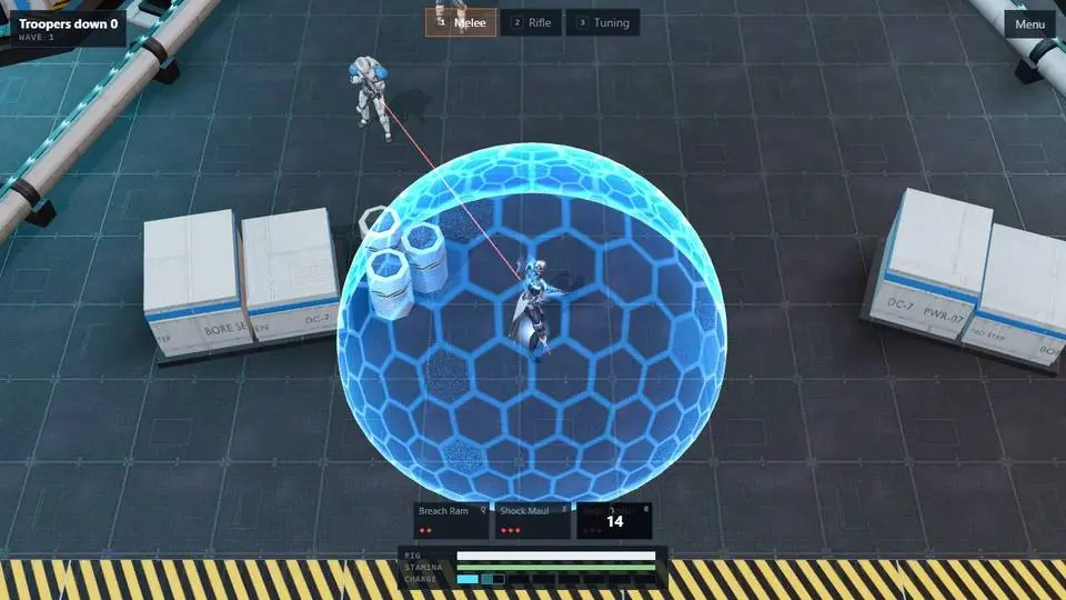 The Aegis Dome skill.