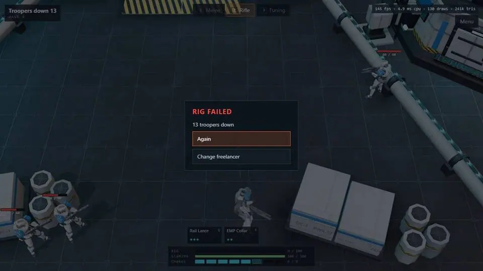 Death: a retry or a change of freelancer.