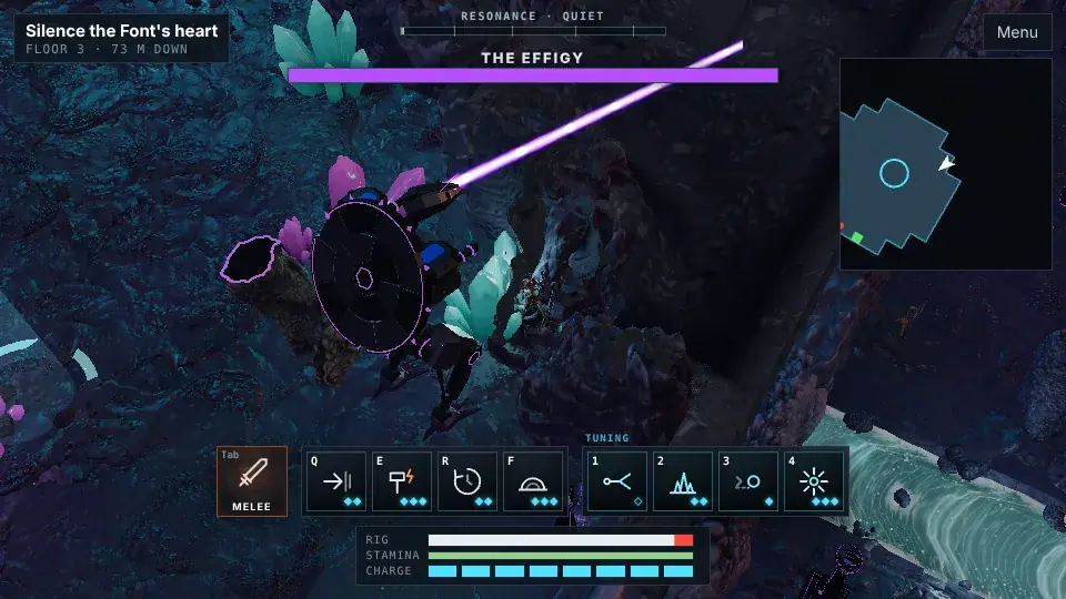 The Umbra Effigy's beam.